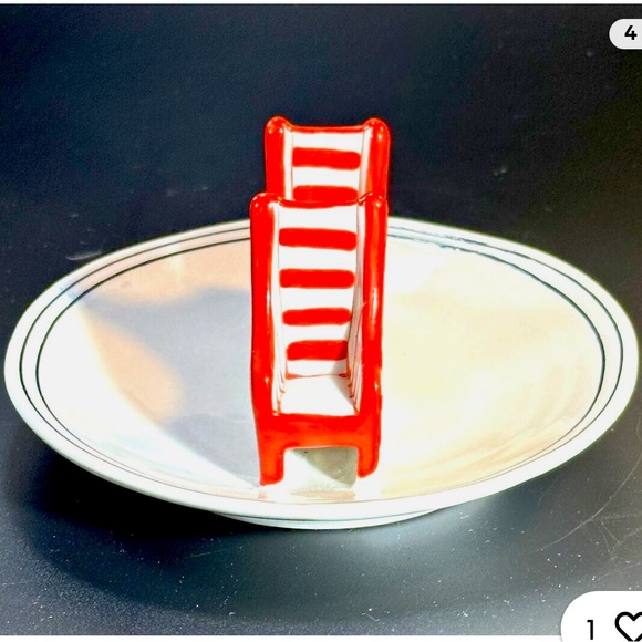 Anthropologie Molly Hatch San Francisco Golden Gate Bridge 5" Trinket Dish NWT - Picture 3 of 5